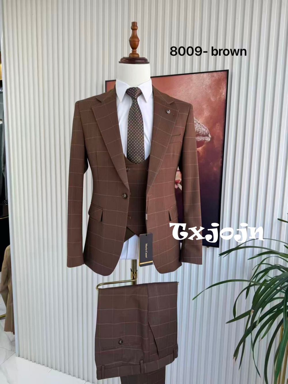 Men Formal Wear Pants - Setelan Jas Pria 3 Potong Motif