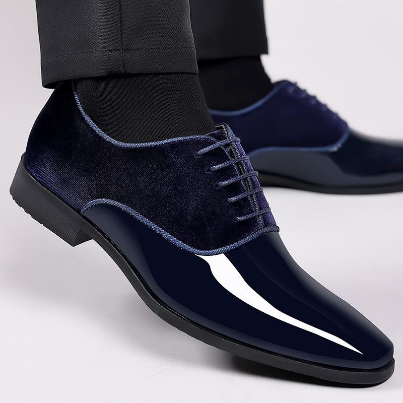 Men Formal Wear Wedding - Sepatu pantofel kulit untuk pria, sepatu