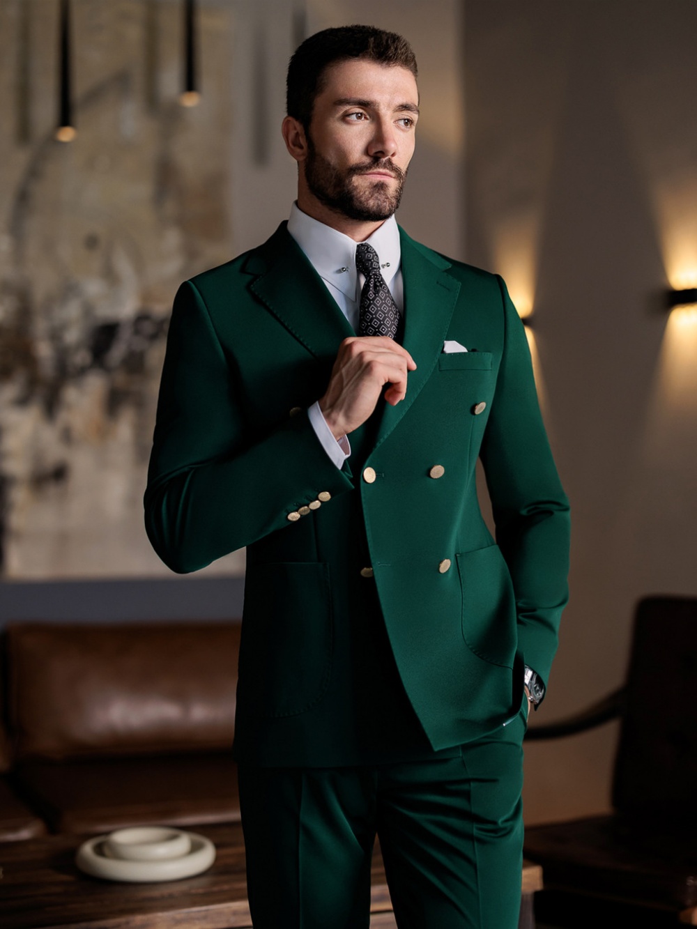 Setelan Jas Pria Slim Fit Hija - Men Formal Wear Pants ulasan dan harga