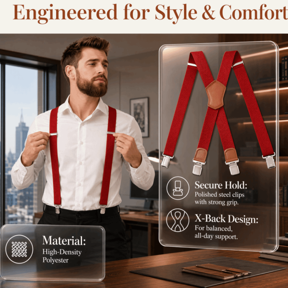 Suspender Elastis Tahan Lama d - Suspender Clip Formal ulasan dan harga