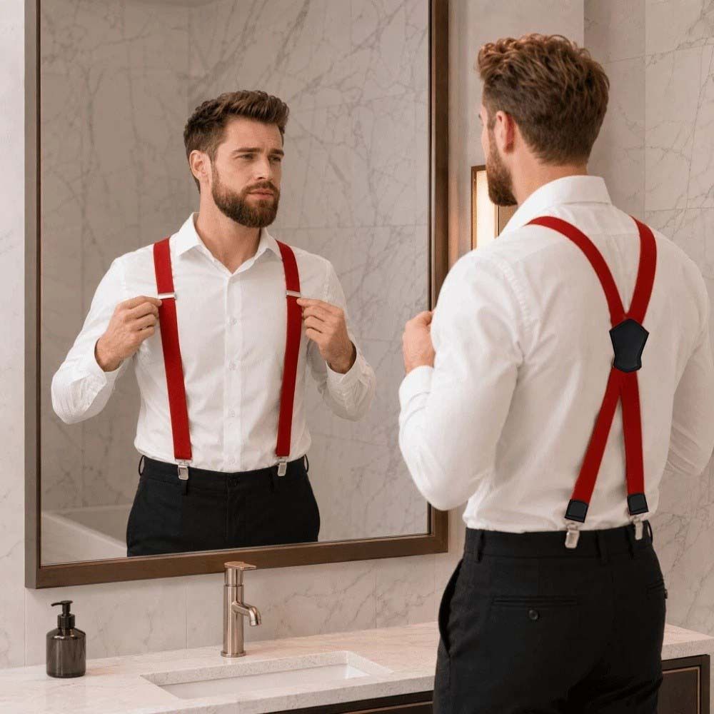 Suspender Elastis Tahan Lama d - Suspender Clip Formal ulasan dan harga
