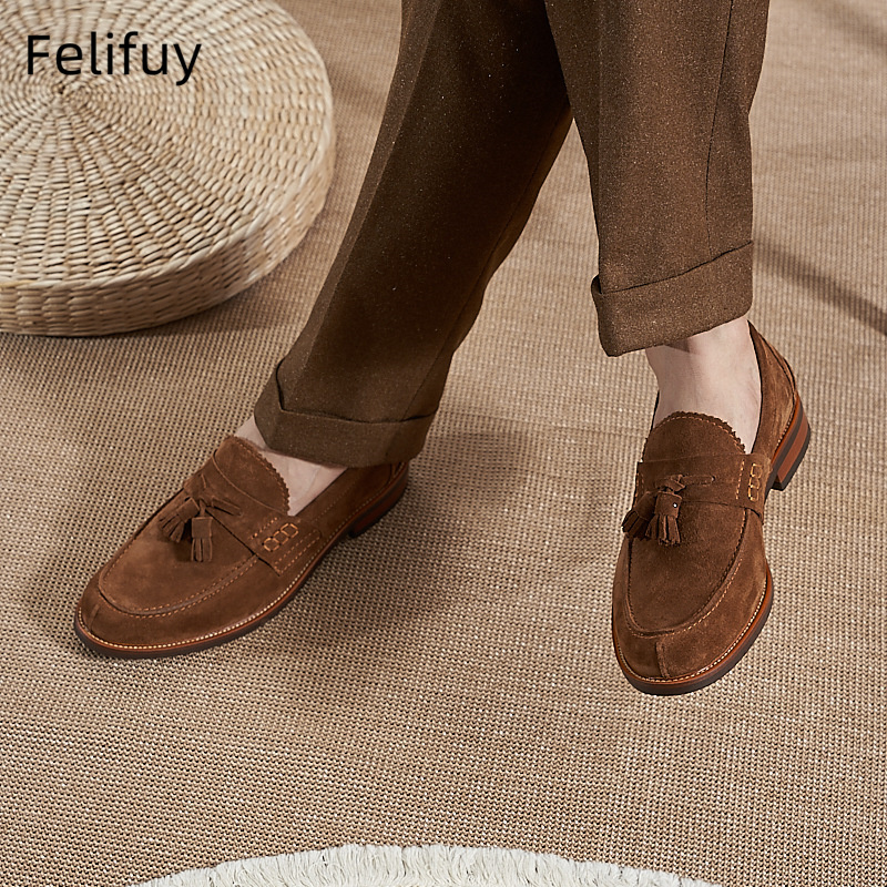 Sepatu Loafer Pria Cokelat Bar - Men Formal Wear Wedding ulasan dan harga