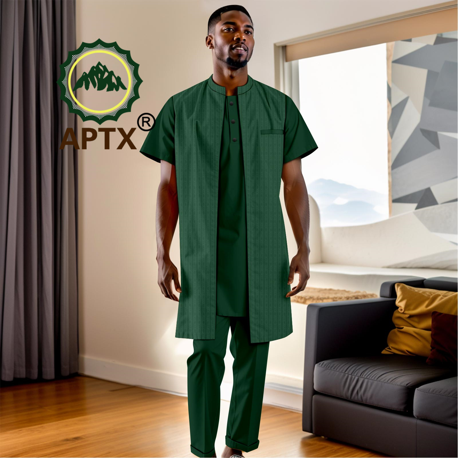 Pakaian Afrika untuk Pria Sete - Men Formal Party Wear Shirt ulasan dan harga