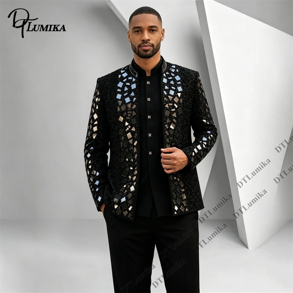Setelan Jas Pria Kerah Mandari - Men Formal Wear Pants ulasan dan harga