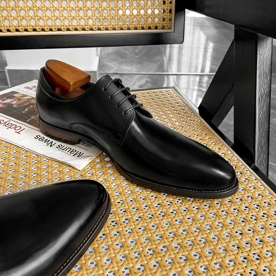 Sepatu Oxford Pria Berujung La - High End Men'S Formal Wear ulasan dan harga