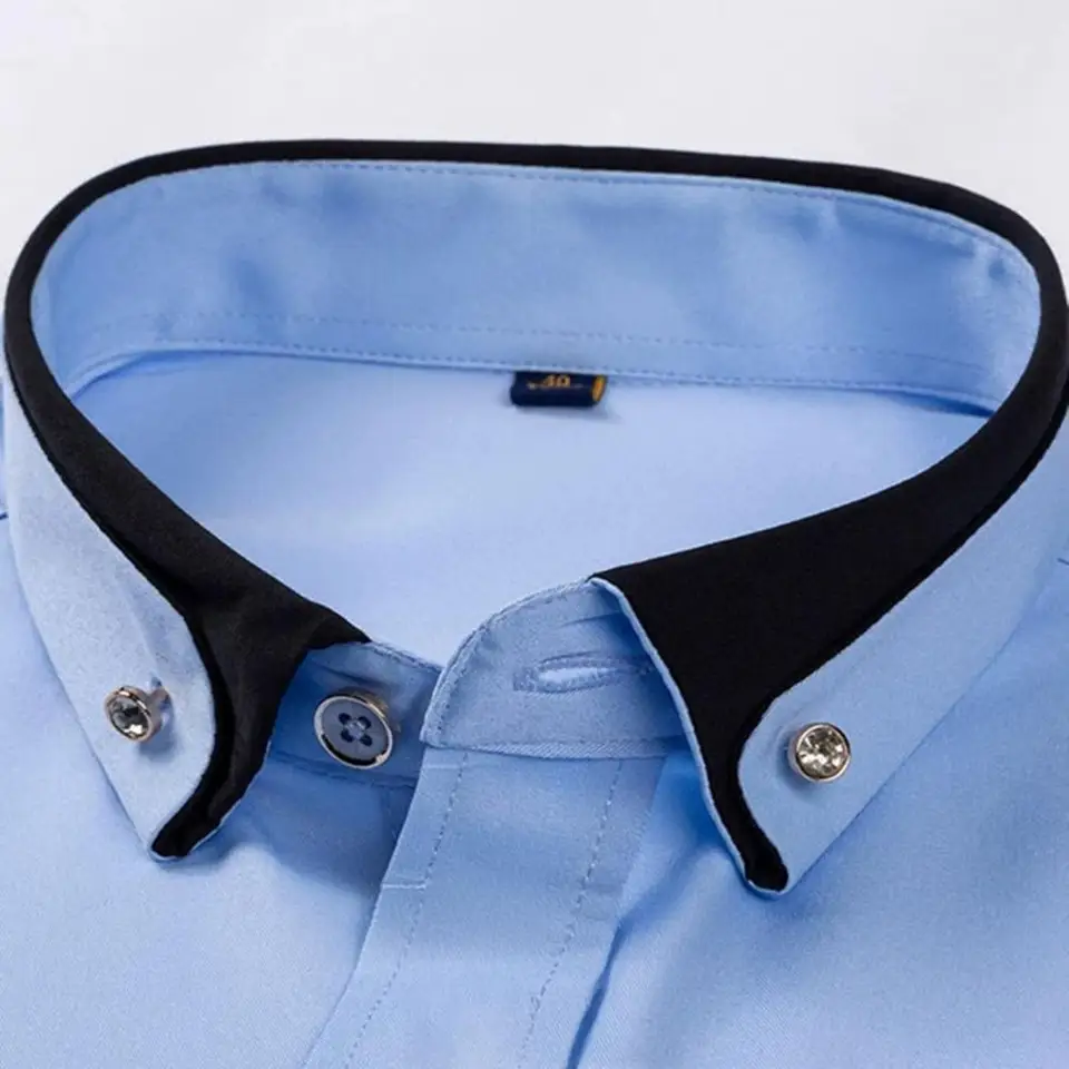Kemeja Pria Terbaru Model Polo - Men Formal Party Wear Shirt ulasan dan harga