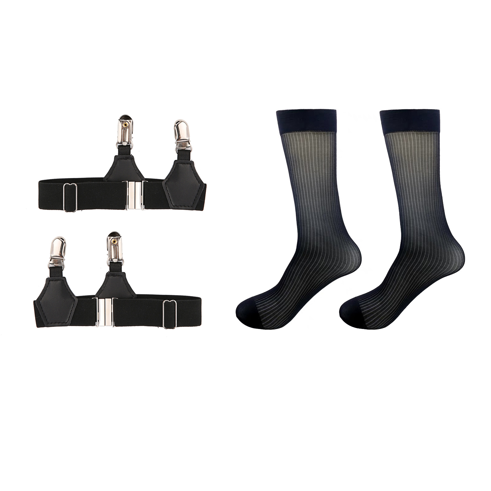 Kaus Kaki Tabung Formal Pria S - Suspender Clip Formal ulasan dan harga