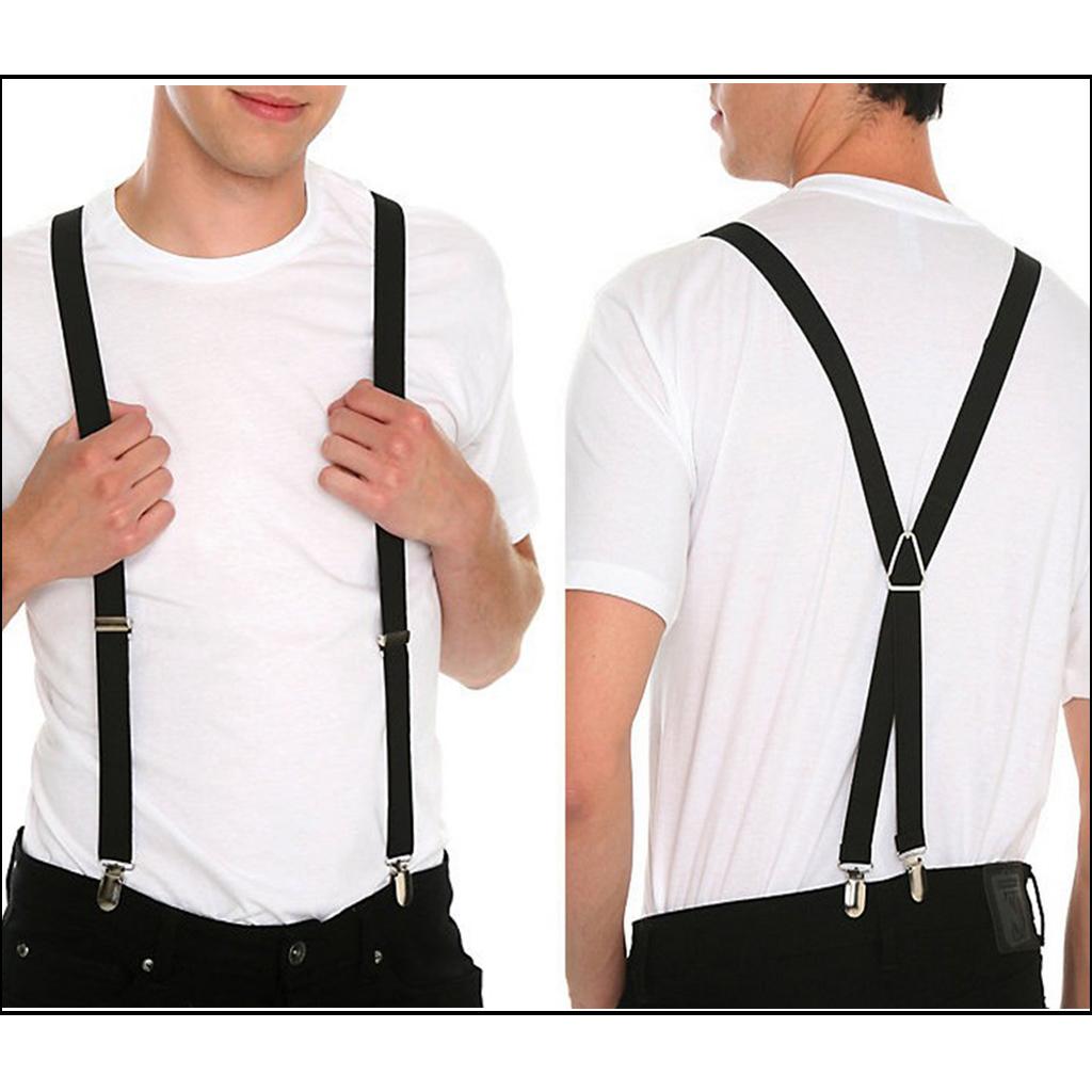 Celana Pria dengan Tali Pengik - Suspender Clip Formal ulasan dan harga