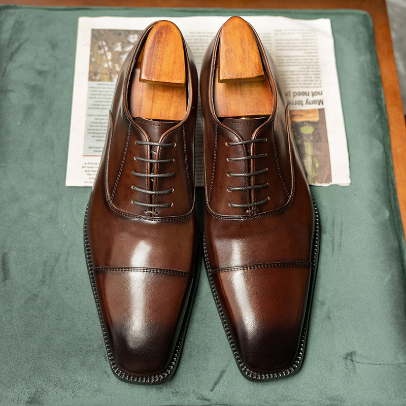 Sepatu kulit sapi kelas atas m - High End Men'S Formal Wear ulasan dan harga