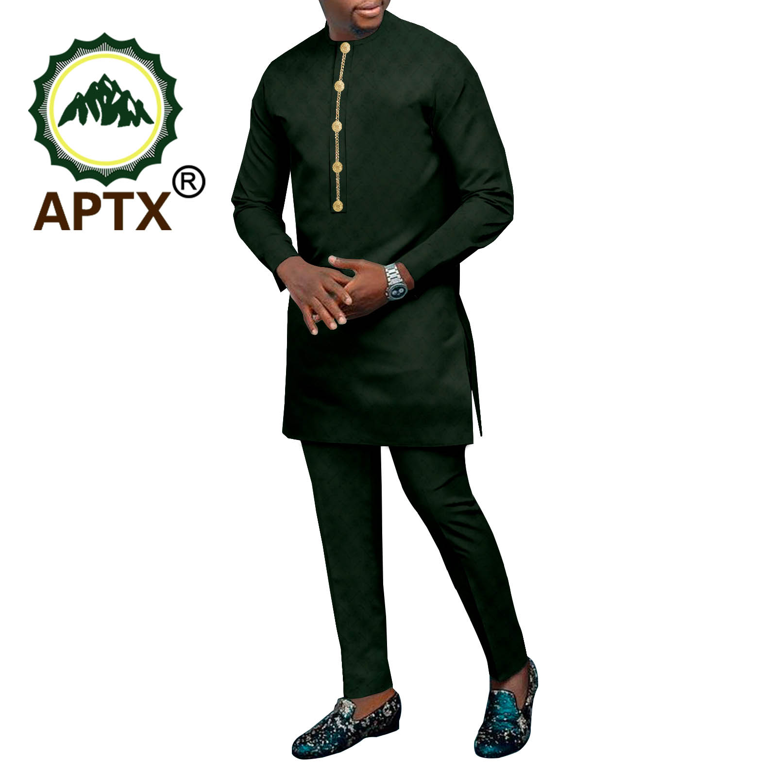 Dashiki Kemeja Panjang Pria Ce - Men Formal Party Wear Shirt ulasan dan harga